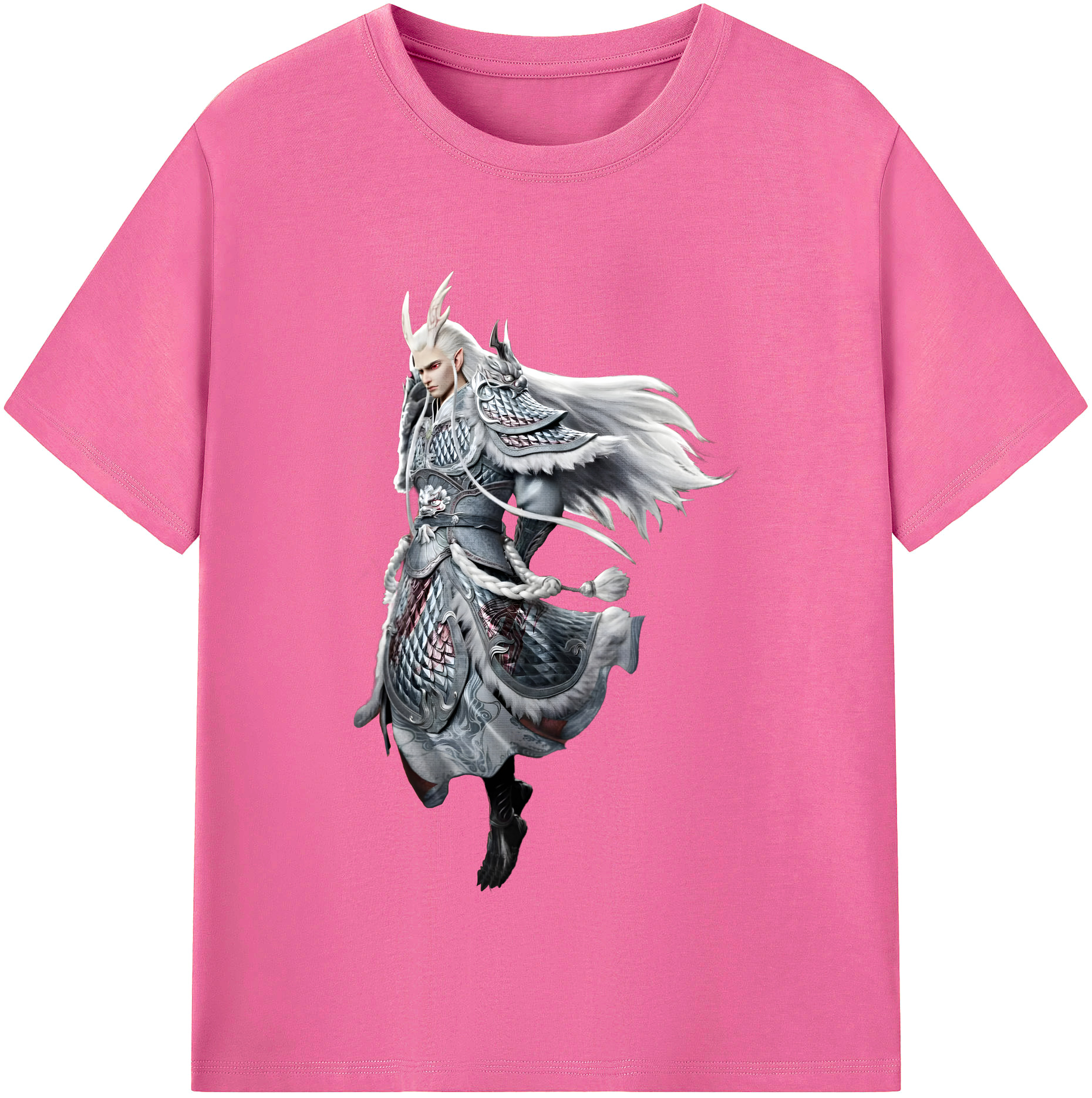 （画像用） Ne Zha 2 ナタ 魔童の大暴れ レディースカジュアルプリントTシャツ（綿100％）